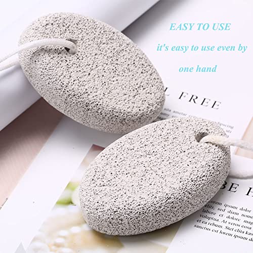 Borogo Natural Volcanic Pumice Stone Foot Callus Remover (4 Pack)