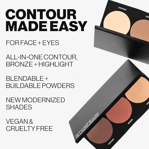 Smashbox Contour Palette - Sculpt & Glow with 3 Blendable Powders