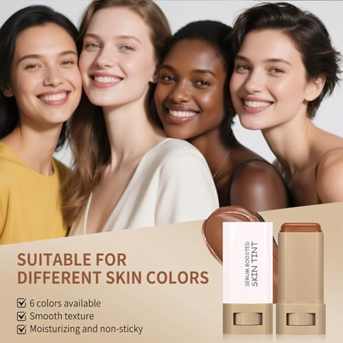 Melsintern Serum-Infused Foundation Stick - Buildable Hydrating Balm