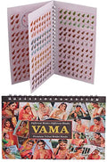 Multicolour Stone Bindi Sticker Book - 372 Mix Size Bindis