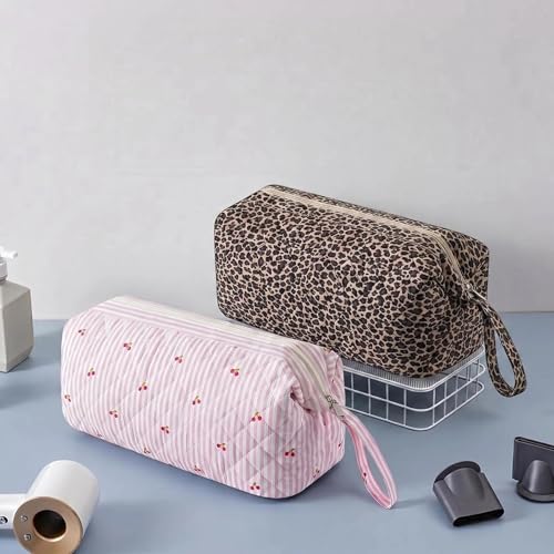 Cheetah Quilted Hair Tools Travel Bag | Shark FlexStyle Carrying Case