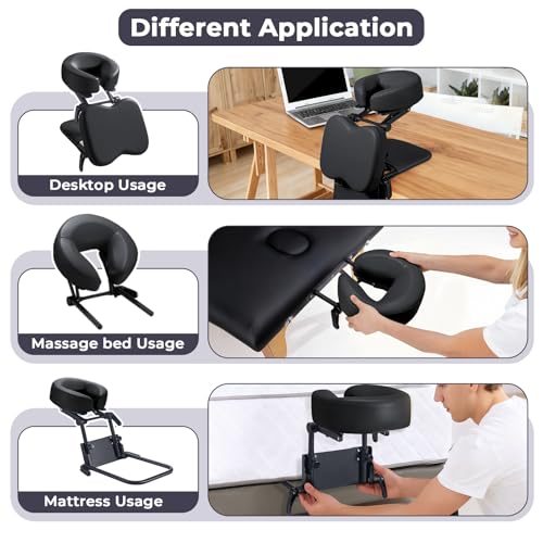 3-in-1 Face Cradle Massage Pillow for Desktop, Bed & Mattress