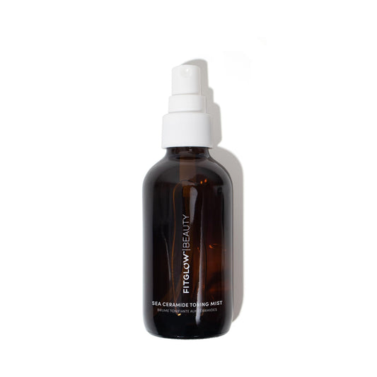 Fitglow Beauty Sea Ceramide Toning Mist | Hydrating Face Toner with Ceramides + Hyaluronic Acid | Calms, Balances & Restores Skin Barrier | for Dry, Reactive & Sensitive Skin | 120ml