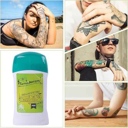 2PCS Tattoo Transfer Cream Gel, Safe and Long-Lasting Tattoo Balm Transfer Soap Stencil Tattoo Supplies Accessories for Body Art Makeup Artist