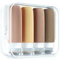 TSA Approved Travel Bottles 3oz - 4 Pack Silicone Leak Proof