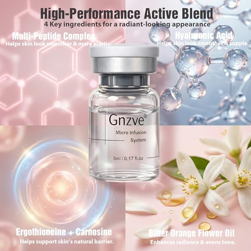 Micro Infusion Facial Stamp Kit with Hyaluronic Acid Serum