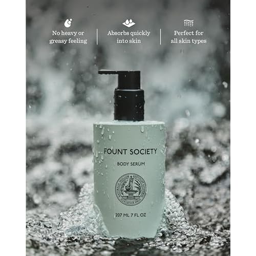 Body Serum - 7 fl oz Hyaluronic Acid Body Serum for Moisturized Skin - Lightweight, Fast Absorbing, Non-Greasy Formula - Vegan & Cruelty-Free - No Parabens or Synthetic Fragrances