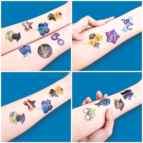 120 PCS Pre-Cut Graduation Temporary Tattoos for Kids