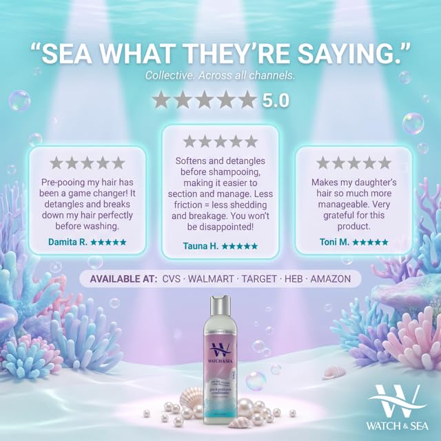 Watch & Sea 3-Way Conditioner for All Hair Types - 8oz