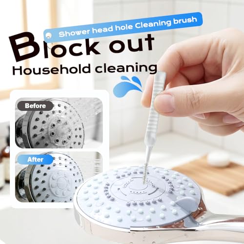 10-Pack Shower Head Cleaning Brush - Anti-Clogging Tool