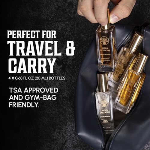 Viking Revolution Men's Cologne Sampler Set - 4 Pack Travel Size