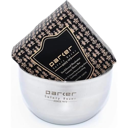 Parker Deluxe Unbreakable Stainless Steel Shaving Bowl ? for use with your favorite Shave Soap or Lathering Shaving Cream