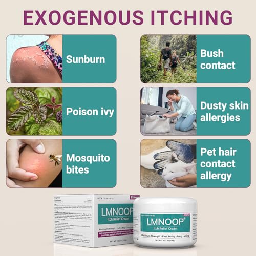 LMNOOP Anti Itch Cream - Extra Strength Relief for Eczema & Rash