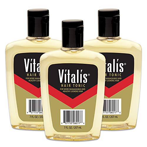 Vitalis Hair Tonic 7 fl oz, Pack of 3 - Non-Greasy Formula