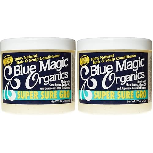 Blue Magic Super Sure Hair Growth Product, 12 Ounce (Pack of 2)