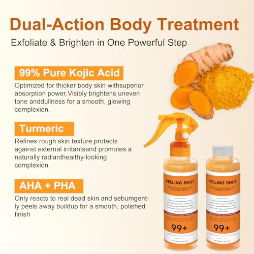 Kojic Acid Turmeric Body Exfoliating Spray 200ml