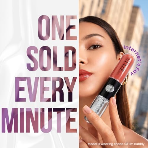 Staze Gloss Lock 2-in-1 Liquid Lipstick - 12H Waterproof