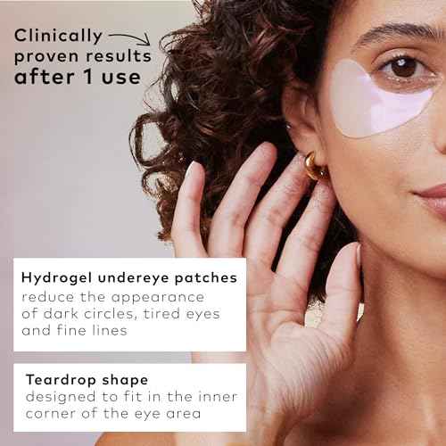 The Good Patch Brighten Up Hydrogel Under Eye Patches for Dark Circles and Puffy Eyes, Made with Niacinamide, Vitamin K, Pine Leaf Extract, Clinically Proven (6 Total Patch Sets)