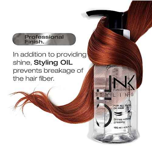 NK Professional Care Styling Oil | High Tech Silicone for Hair | Shines without greasing | Shiny, Soft and Silky hair | 120ml | 4 oz.