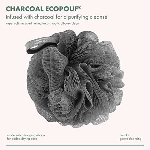 EcoTools Charcoal EcoPouf Loofah Sponge for Bath & Shower