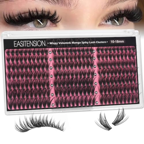 Manga Lash Clusters D Curl 10-18mm DIY Eyelash Extensions 210pcs