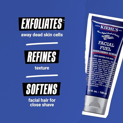 Kiehl's Facial Fuel Men's Energizing Face Scrub Exfoliant
