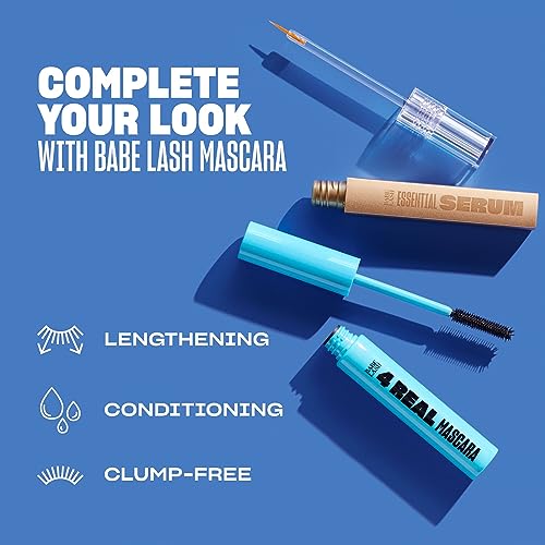 Babe Original Lash Serum 1mL Starter Pack - 2 Pack for Fuller, Longer Eyelashes & Brows - Vegan, Cruelty-Free