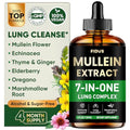 Mullein Drops for Lung Health with 7 Herbs - 120 Servings