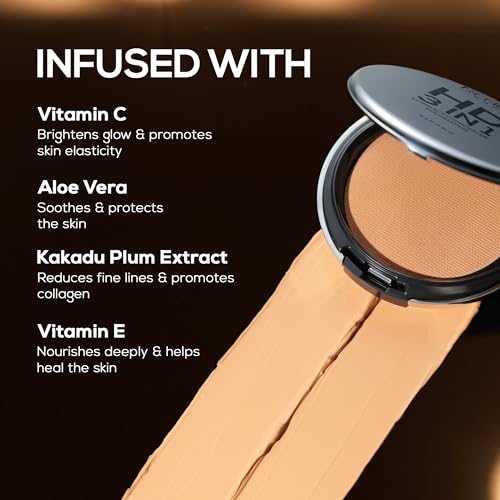 RENEE Pro HD 3-IN-1 Compact - Soie, Compact Powder, Concealer & Foundation, SPF 20, Matte Finish, High Coverage, Ultralight & Silky Smooth Finish For All Skin With Vitamin E, C & Aloe Vera (Beige)