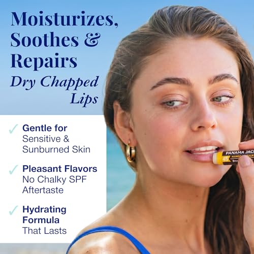 Panama Jack SPF 45 Lip Balm Sunscreen - 4 Flavor Pack