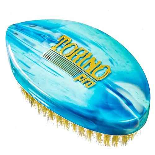 Torino Pro Curve Wave brush #229 - Curved Medium Soft Shower brush- Extra long bristles - great for laying down waves