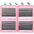 FADLASH D-Curl Cluster Lashes 371PCS 8-16mm Natural Wispy