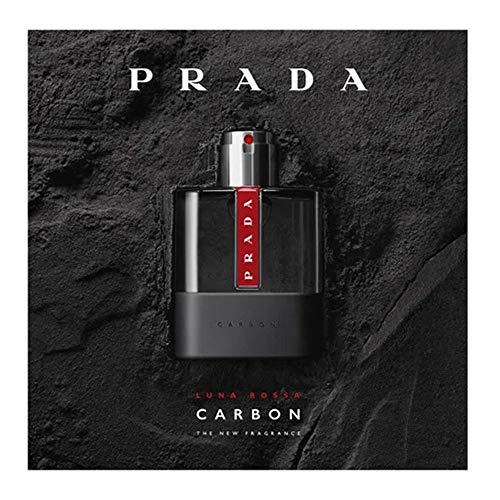 Prada Luna Rossa Carbon Eau de Toilette Cologne Spray for Men - 5.0 oz