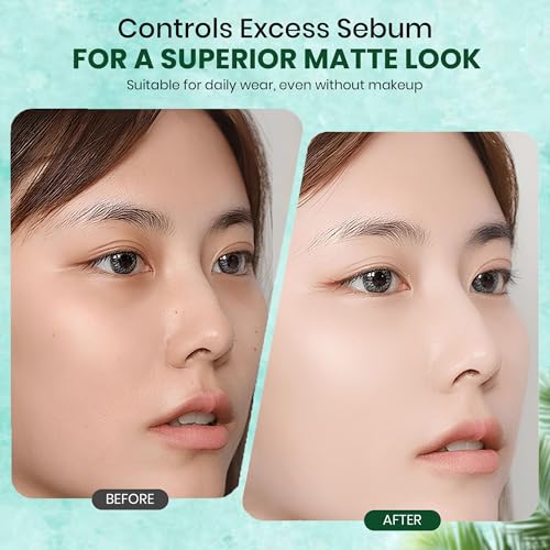 Club Suppin Matte Setting Clear Powder Foundation + Overnight Skincare with Shea Butter, Amino Acids & Aloe Extract, 2EA