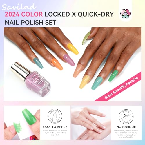 SAVILAND 42PCS Gel Nail Polish Kit: 32 Colors Fall Gel Polish Set Brown Black Glitter Soak Off U V Gel Polish with PH Bond Base Top Matte & Glossy Polish Coat Manicure Kit for Salon Women