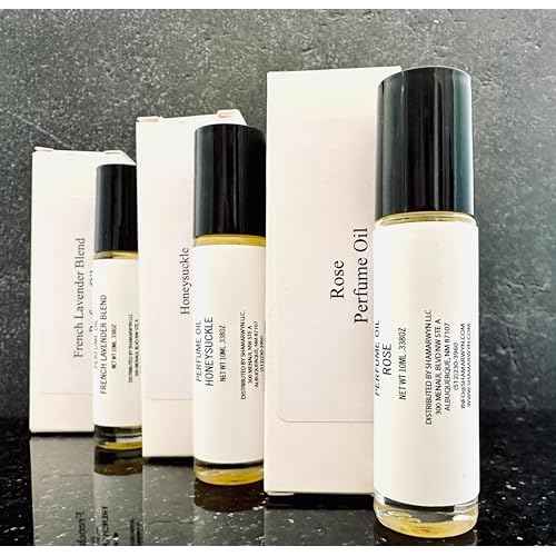 Botanical Perfume Oil Gift Set ? Rose, Honeysuckle & Lavender Roll-Ons | Natural Jojoba-Based Fragrance Trio, 10ML Each