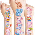 96 PCS Baby Elephant Temporary Tattoos for Kids Party
