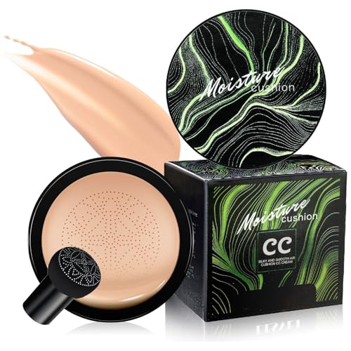 Air Cushion CC Cream Foundation with Mushroom Sponge