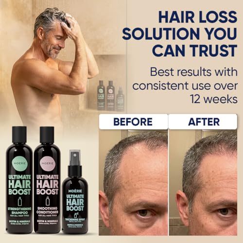 Moerie Hair Growth Shampoo, Conditioner & Spray Set