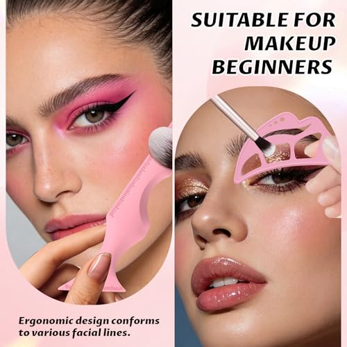 DAGEDA Eyeliner Stencils Silicone - 2Pc Eyebrow & Eye Makeup Tool