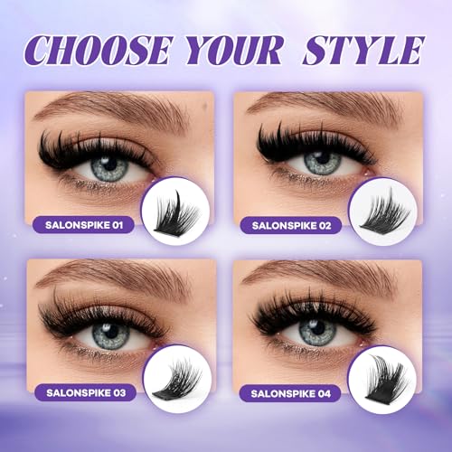 Manga Lash Clusters 10-18mm D Curl Wet-Look Eyelashes