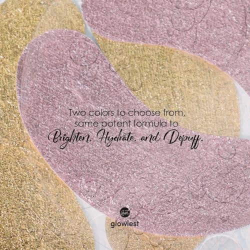 Sweet Dreams Collagen Glow Gold Eye Masks l Korean Under Eye Patches Puffy Eyes, Dark Circles & Wrinkles | Collagen, Niacinamide, Hyaluronic Acid & Peptides | Hydrating Eye Treatment& Self Beauty Care
