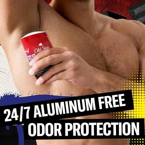 Old Spice Aluminum Free Deodorant for Men, 24/7 Freshness & Lasting Scent, Long Lasting Odor Protection, Smell Like a Hero, Batman, Black Cherry and Nightfall Scent, 3.0 oz