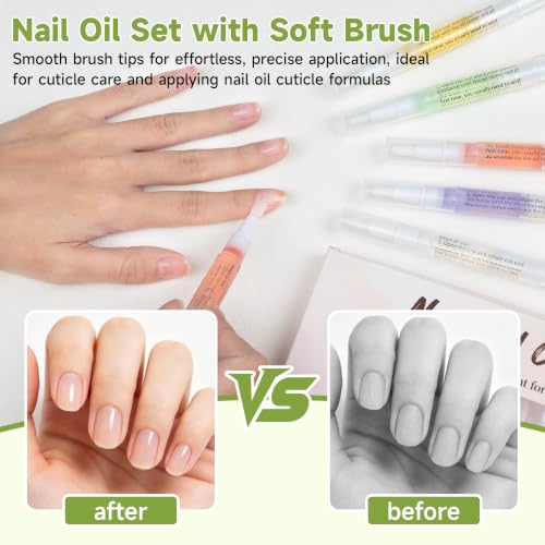 Meschett 16-Piece Cuticle Oil Pen Set – Gentle Hydrating Nail Care