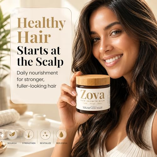 Zova Hair Growth Balm - Multi-Oil Blend for Thicker Hair