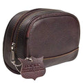 Parker Deluxe Small Leather Dopp Kit Toiletry Bag