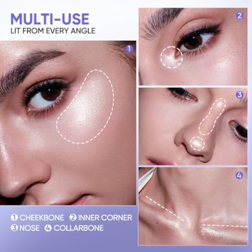 JUDYDOLL Glow Magnify 4-in-1 Highlighter & Contour Palette