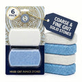 Earth & I Pumice Stone for Feet - Siliglass Foot Callus Remover (6-Pack)