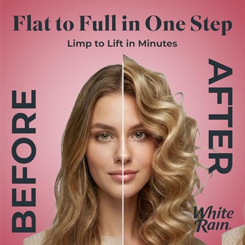 White Rain Volumizing Mousse for Hair Volume - 3 Pack 5 oz Each, Lightweight Styling Volume Hair Mousse for Women, Frizz Control & Root Lift, Fresh Scent