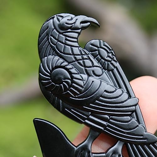 MYAROMA FINDINGS Solid 2-Pack U-Shaped Viking Raven Hair Pins for Thick Hair, French Styling Sticks, Renaissance Accessories